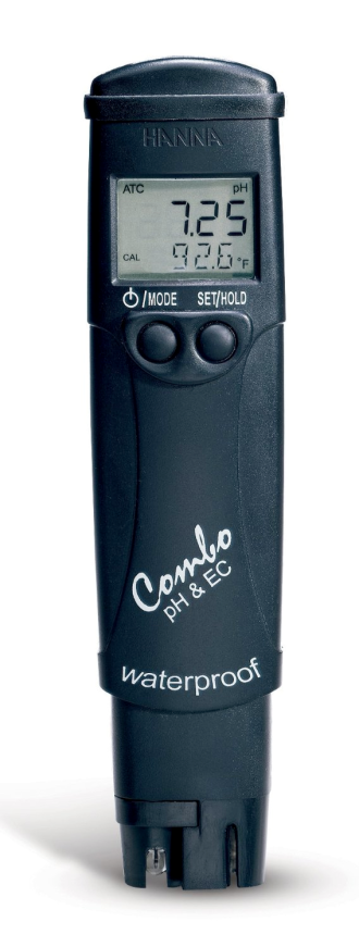 Medidor de PH Digital Portátil Marca: HANNA Modelo Combo Waterproof HI98129