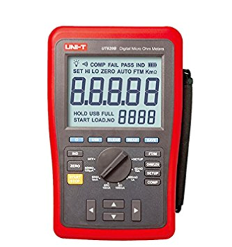 MEDIDOR DIGITAL MICRO OHMETRO, MARCA UNI- T MODELO UT620B