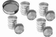 SERIE DE TAMICES ACERO INOXIDABLE X 8 IN ASTM MARCA GILSON COMPANY