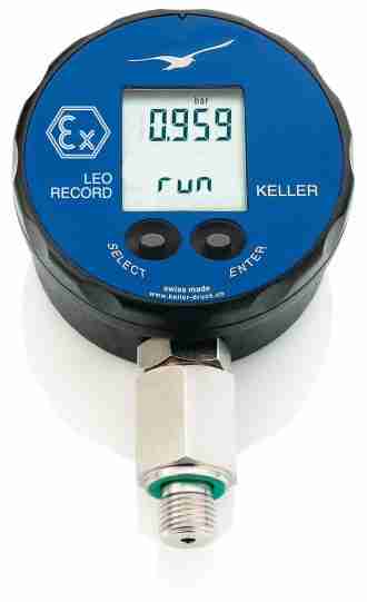 Manómetro Digital con Función de Registro de Presión y Temperatura Marca: Keller, Modelo: LEO Record