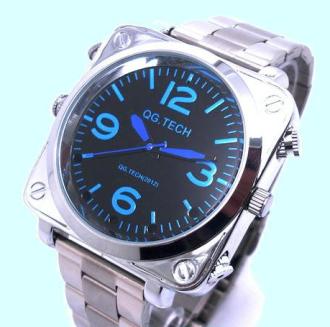 Reloj con cámara espía de control de voz 8GB 1080p HD reloj DVR IR