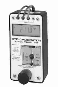 CALIBRADOR RTD Marca Altek Modelo 211