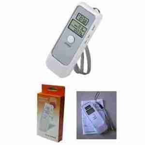 ALCOHOLIMETRO DIGITAL CON RELOJ POR ALIENTO