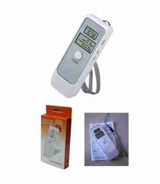 ALCOHOLIMETRO DIGITAL CON RELOJ POR ALIENTO