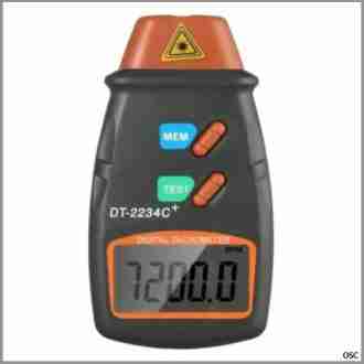 Tacómetro fotoeléctrico TONDAJ DT-2234A+