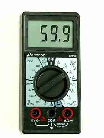 MULTIMETRO AUTOMOTRIZ DIGITAL MARCA: ACTRON MODELO: 7676