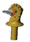 CABEZAL UNIVERSAL PARA PERTIGA TELESCOPICA MARCA HASTINGS MODELO A 10000
