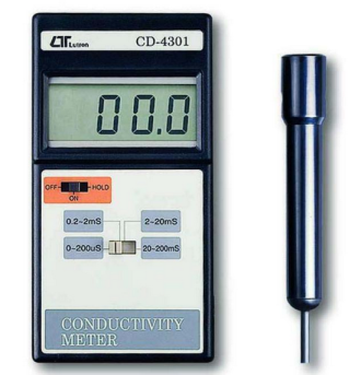 CONDUCTIMETRO DIGITAL MARCA LUTRON MODELO CD 4301