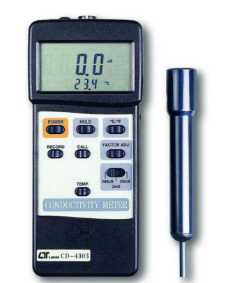 CONDUCTIMETRO DIGITAL MARCA LUTRON MODELO CD 4303
