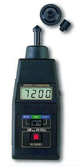 TACOMETRO DIGITAL DE CONTACTO 5-19.999 RPM MARCA LUTRON MODELO DT 2235A