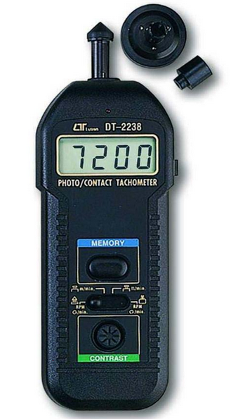 TACOMETRO DIGITAL DUAL FOTOELECTRICO.CONTACTO INDICADOR VISUAL MARCA LUTRON MODELO DT 2238