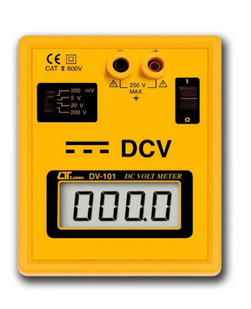MEDIDOR DIGITAL DE VOLTIOS DC 200 VDCX 0.001 VDC