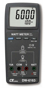 WATTIMETRO DIGITAL0-6000 MARCA LUTRON MODELO DW 6163