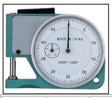 MICROMETRO ANALOGO 0 - 25 mms / 0.01 mms MARCA QINGDAO MODELO 101 7105
