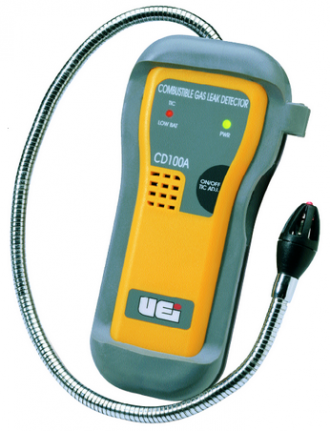 DETECTOR DE FUGAS DE GASES COMBUSTIBLES MARCA UEI MODELO CD 100A