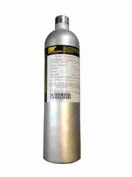 Cilindro Gas Calibracion, H2S (25 ppm), 58 Lt MARCA BW Technologies