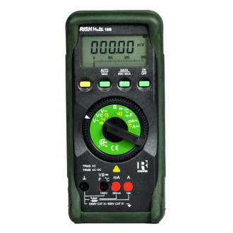MULTIMETRO DIG1000 VAC/DC 30000 MOHMS CAP.FREC.TEMP.RMS MARCA RISHBAH MODELO 18S