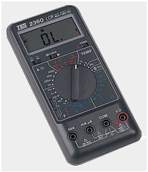 MULTIMETRO DIGITAL LCR FREC. IND. CAP. TEMP. DIODOS RES MARCA TES MODELO 2360