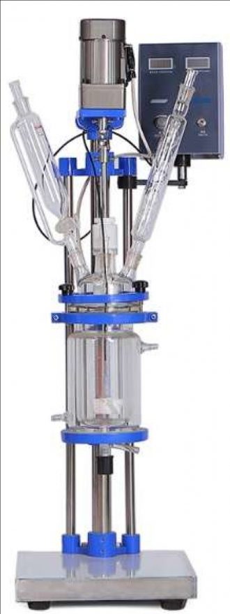 REACTOR DE VIDRIO REVESTIDO BIOBASE MODELO JGR-2L