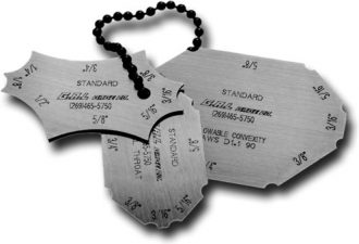 Medidor de soldadura de filete de bolsillo Cat 10 - Medidor de pozo de tamaño de bolsillo Cat 33