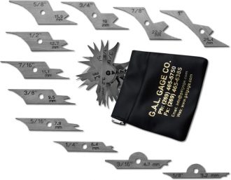Llaves de soldadura de mini filete Marca Gal Gage Cat 16
