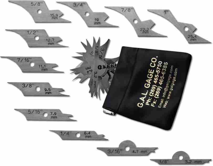 Llaves de soldadura de mini filete Marca Gal Gage Cat 16