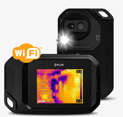 CÁMARA TERMOGRÁFICA COMPACTA CON WI-FI , MARCA: FLIR, MODELO: C3