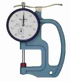 Medidor de espesor tipo plano Teclock SM-112