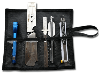 Kit de Inspección Visual de Soldadura GAL GAGE  Wrap Around Pouch Cat # 12