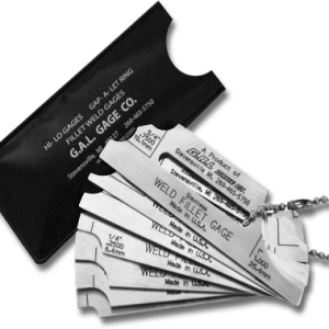 Galga para Medición de de Filete Modelo Bimarcada (Kit X 7 Galgas) GAL GAGE CAT. 8A