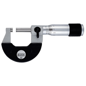 Micrómetro externo métrico de 0-25 mm BAKER MMC25