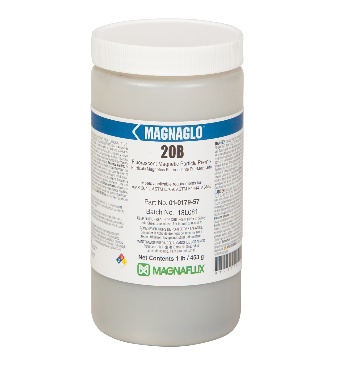 Partículas Magnéticas Fluorescentes MAGNAFLUX 20B (1 LB)