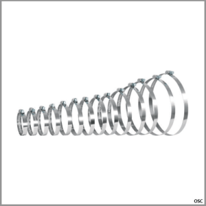 Abrazadera de acero inoxidable (C/A) 156-178/12 mm Fiero