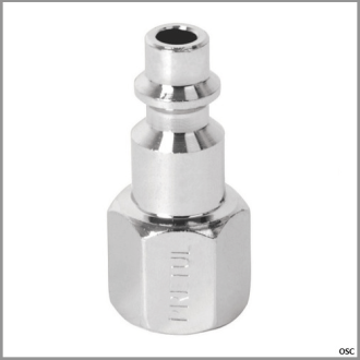 Conector rápido de acero cromado hembra Pretul