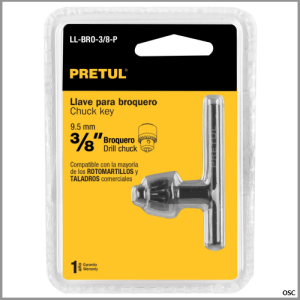 Llave para mandril 3/8" Pretul