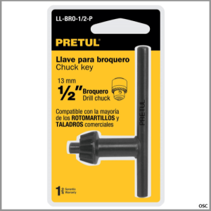 Llave para mandril 1/2" Pretul