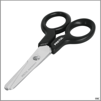 Tijera escolar punta roma 4 1/2" Pretul