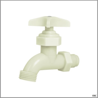 Llave terminal para jardín de ABS 1/2" 59gr Pretul