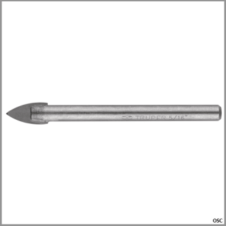Broca para vidrio y baldosa 1/8"