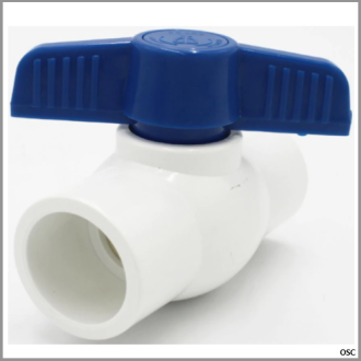 Llave Válvulas de esfera de pvc, para cementar 3/4"