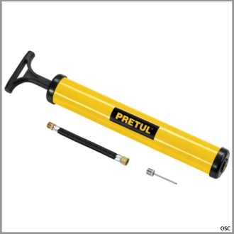 Mini Bomba manual para balones, 14,5 PSI Pretul
