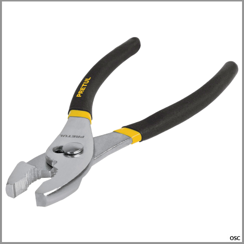 Alicate de combinación, mango pvc 8" Pretul