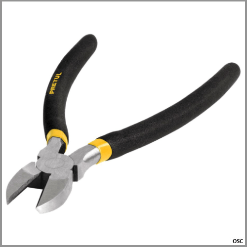 Alicate corta frio, mango pvc 8" Pretul