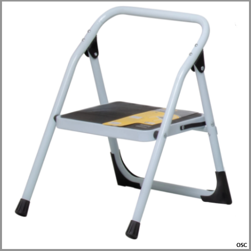 Escalera Plegable 1 Paso Acero Pretul