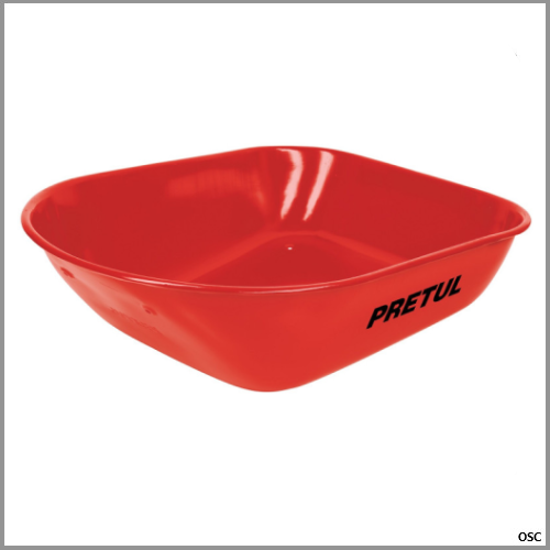 Plátones para carretilla rojo 80litros Pretul