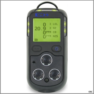 Monitor de Cuatro Gases con Bomba para Espacios Confinados GMI PS200