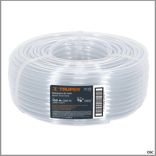 Mangueras de nivel, rollo 100m, Diámetro: 1/2" Truper