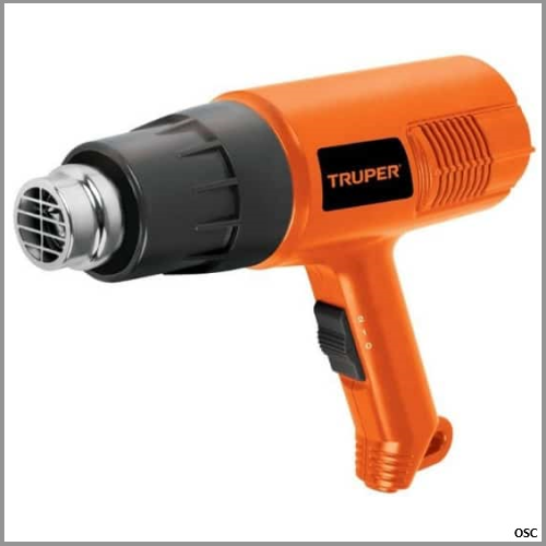 Pistolas de calor PROFESIONALES sin accesorios, 1.500W Truper