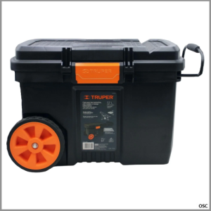 Caja para herramienta 23", con ruedas y mango telescópico Truper