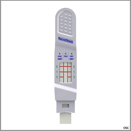 Prueba de saliva multidrogas 5 en 1 Narcocheck NCE-S-M5-1